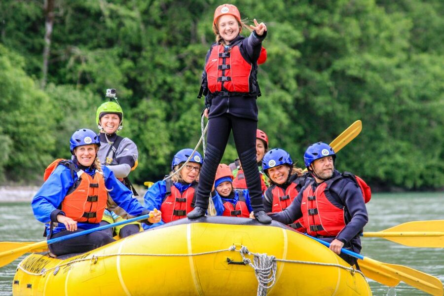 Family-Friendly Cheakamus Splash - Paddling through old-growth forest