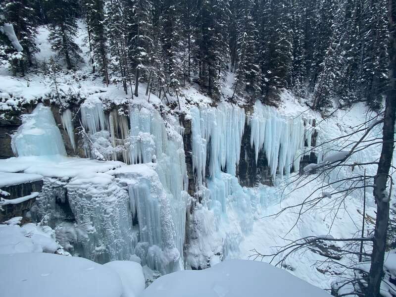 From Banff: Johnston Canyon Guided Icewalk - The first 75 minutes through the canyon