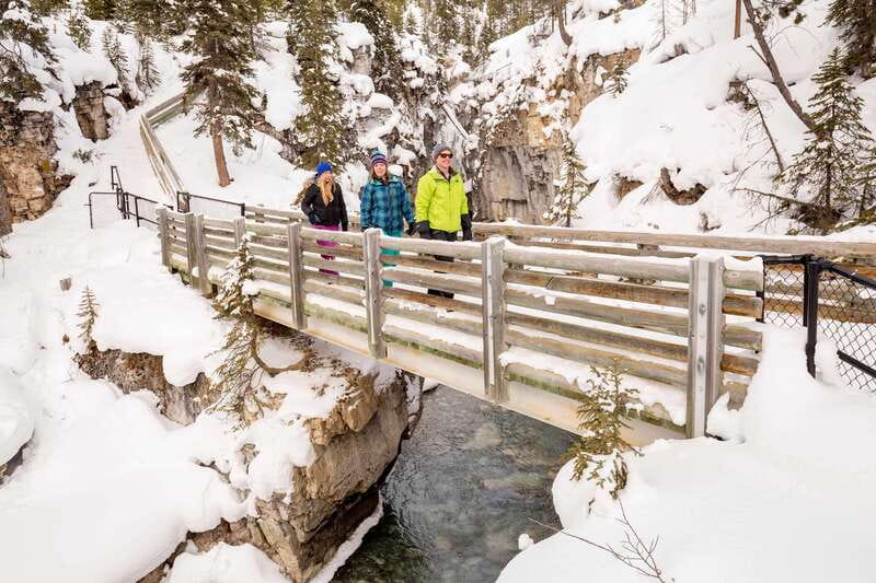 From Banff: Marble & Johnston Canyon Icewalk Combo - Meeting the van behind the Mount Royal Hotel