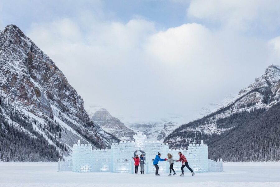 From Banff: Winter Wonderland; Lake Louise & Johnston Canyon - The ride back to Banff