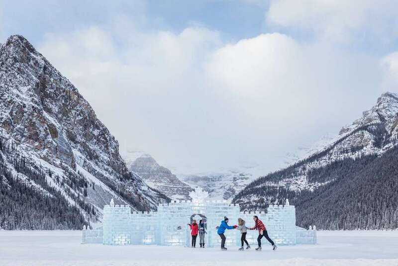 From Banff: Winter Wonderland; Lake Louise & Johnston Canyon - Lake Louise: 2.5 hours on the ice