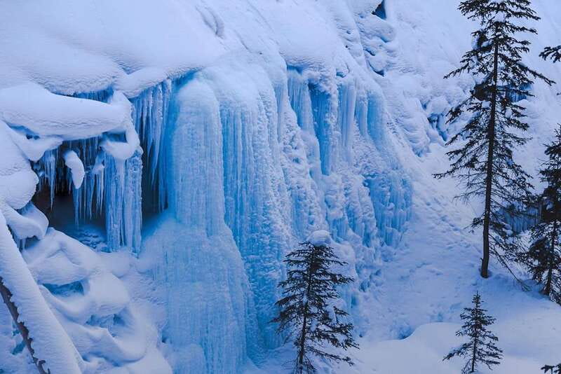 From Banff: Winter Wonderland; Lake Louise & Johnston Canyon - Johnston Canyon Lower Falls