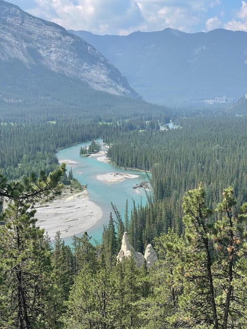 From Calgary: Banff, Moraine Lake and Lake Louise Tour - Bow Falls and the viewpoints near Banff