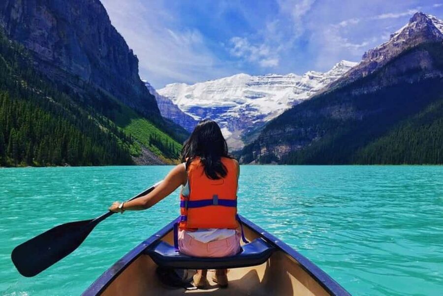 From Calgary: Explore 4 Stunning Lakes in Banff & Yoho - Peyto Lake, the first big turquoise view