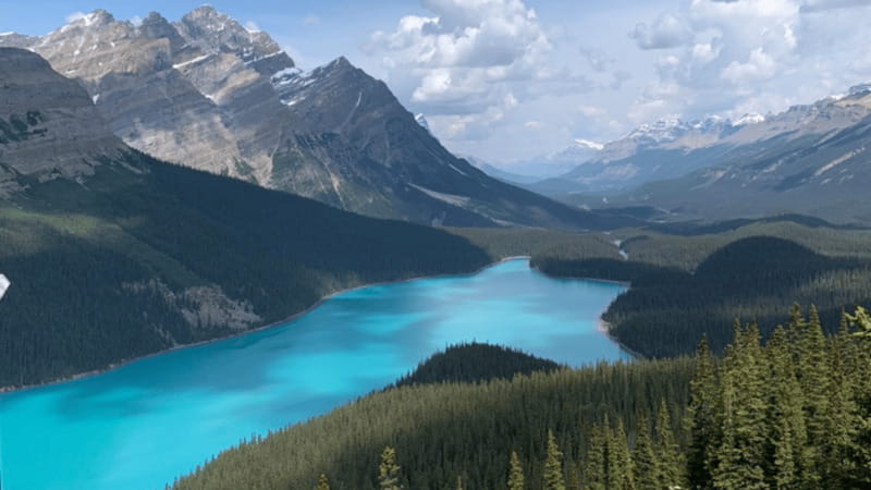 From Canmore/Banff: Icefields Parkway Experience - Bow Lake gives you the first big mountain view