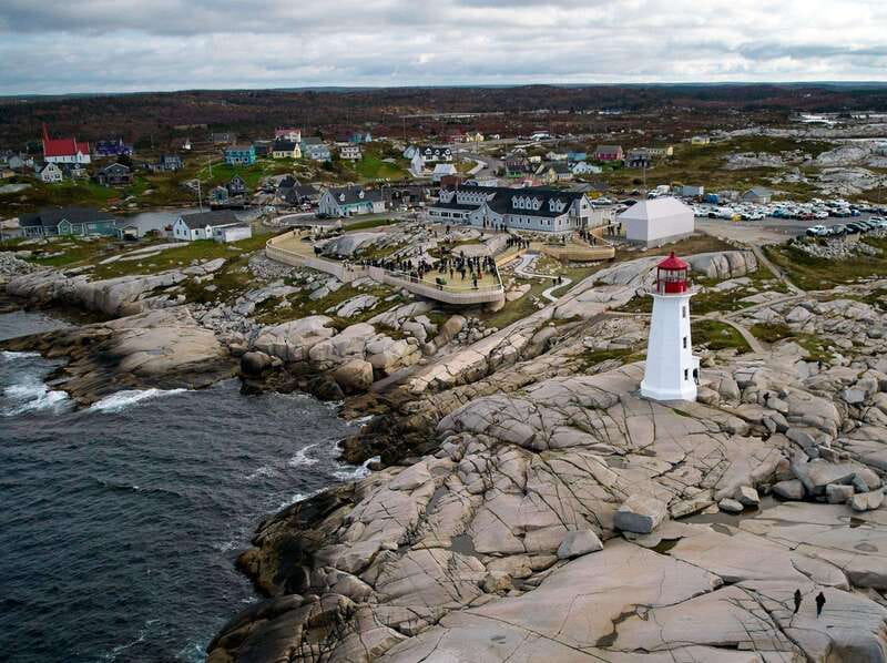 From Halifax: Peggy's Cove Bus Tour - First look at Peggy’s Point Lighthouse