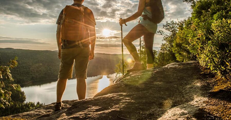 From Montreal: Sept-Chutes Regional Park Hike - The Mont Brassard route, from forest to high views