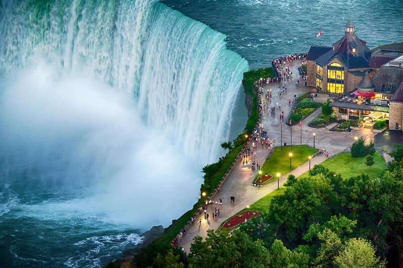 From Niagara Falls Canada Tour Boat, Lunch, Journey, Skylon - Hornblower Niagara Cruises: 50 minutes in the mist