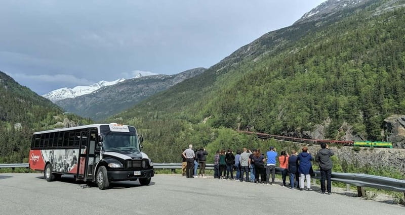 From Skagway: White Pass and Yukon Suspension Bridge Tour - Crossing the 200-foot Yukon Suspension Bridge