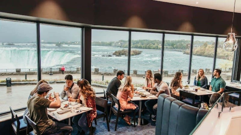 From Toronto: Niagara Falls Tour with Journey & Dinner - Table Rock puts you at the edge of the Horseshoe Falls