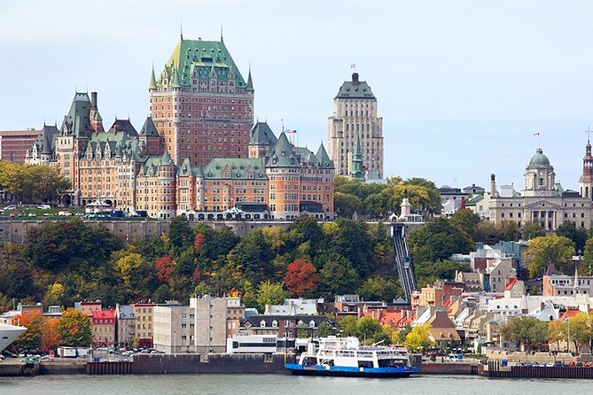 Full-Day Quebec City Tour plus Sightseeing Cruise - Montmorency Falls: one hour at a 275-foot drop