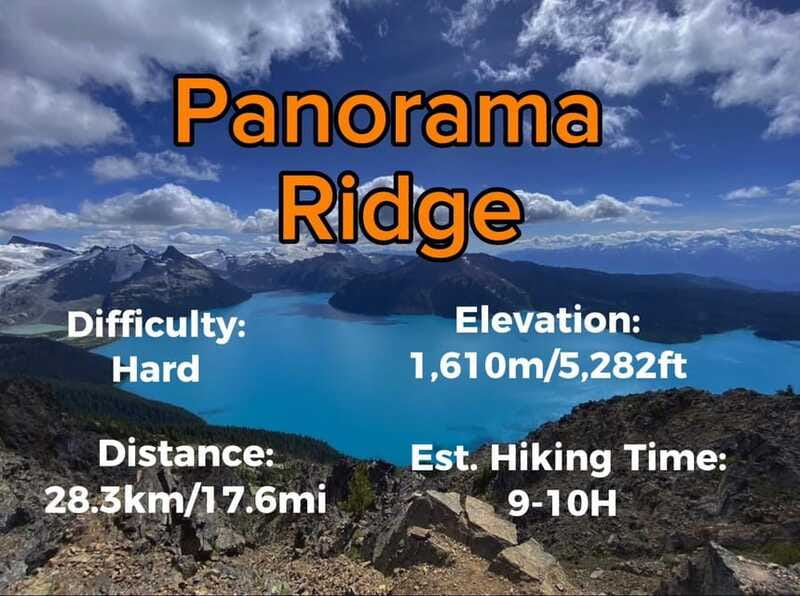 Garibaldi Park/ Panorama Ridge/ Hiking Day Trip - Panorama Ridge and the Garibaldi Lake view