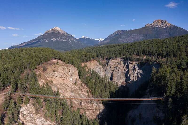Golden, BC: Golden Skybridge Bridge Pass Admission - The 426-foot viewing platform