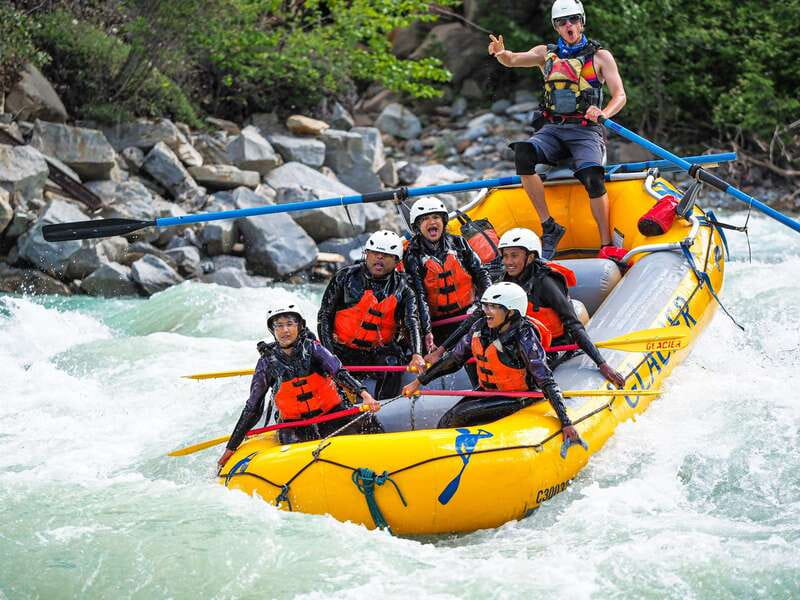 Golden, BC: Kicking Horse River Half Day Whitewater Rafting - A second safety briefing beside the Kicking Horse