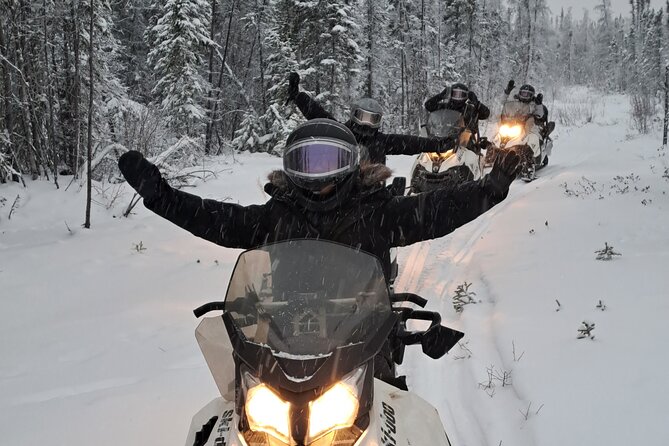 Guided Snowmobile Adventure - A gentle first ride outside Yellowknife
