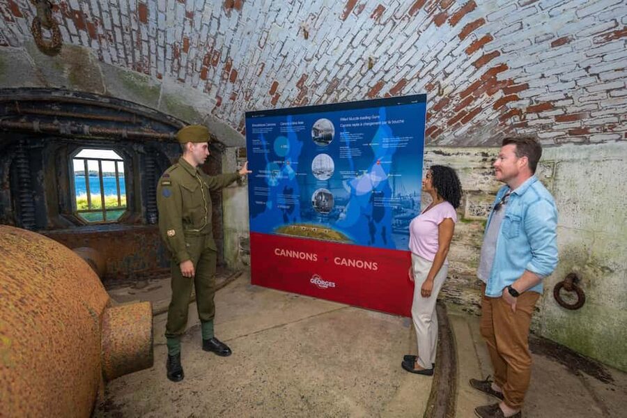 Halifax: Georges Island National Historic Site Ferry Ticket - The 20-minute guided tunnel tour