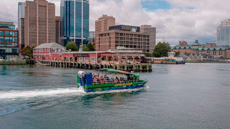Halifax: Harbour Hopper City & Water Cruise in a Duck Boat - The splash into Halifax Harbour