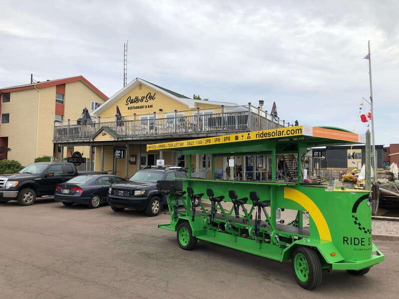 Halifax: Solar Waterfront Food/Drink Party Bike Experience - The three stops: what your $57 does and does not cover