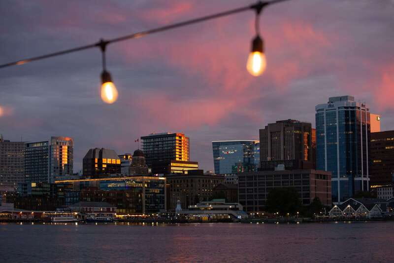 Halifax Sunset Cruise Aboard the Tall Ship Silva - The return along Halifax’s waterfront