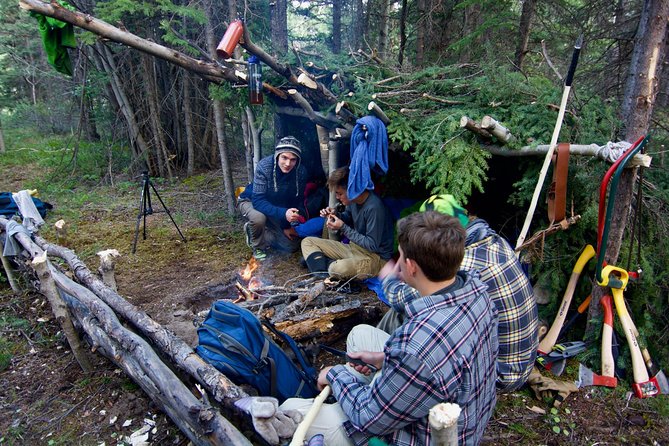Intro Survival Course Rockies - Day two: morning practice at Abraham Lake