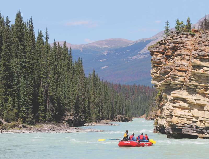 Jasper: Canyon Run Family Whitewater Rafting - The rapids are lively without being extreme