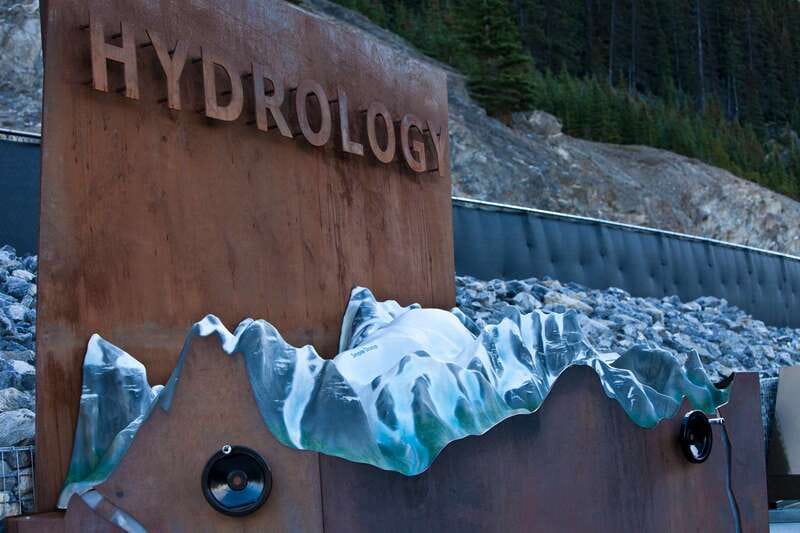 Jasper: Columbia Icefield Skywalk - What you will actually see from the platform