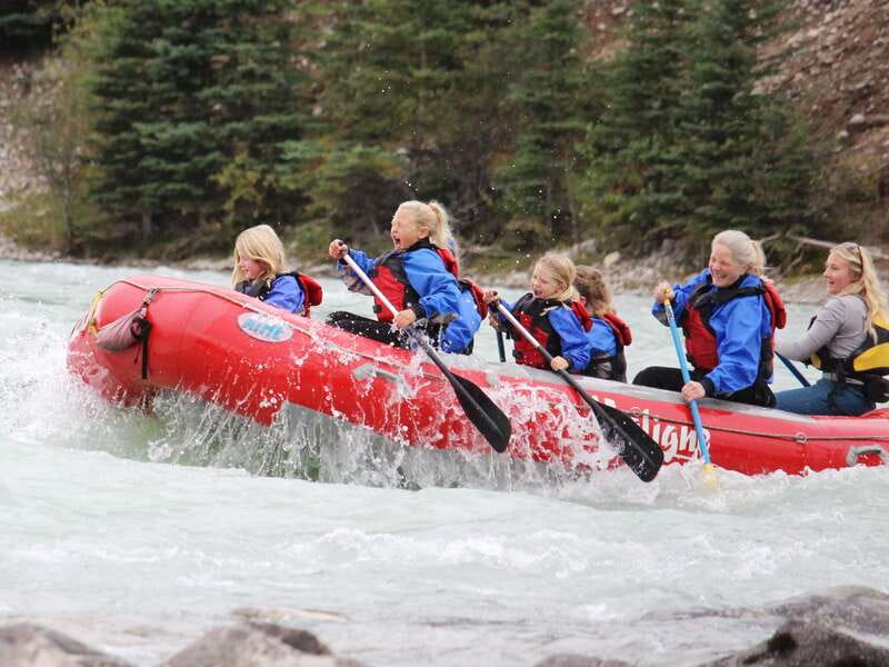 Jasper National Park Family Friendly Rafting Adventure - Five Class-2 Rapids on the Athabasca River