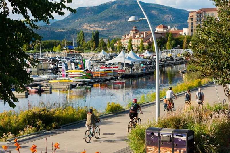 Kelowna: E-Bike Ride and Axe Throwing Adventure - Cycling back with a new skill