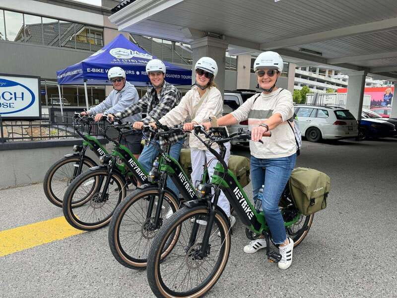 Kelowna: E-Bike Ride and Axe Throwing Adventure - Riding the Rails with Trails route