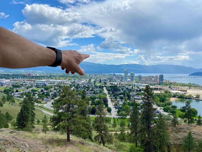 Kelowna: Okanagan Lake Guided E-Bike Tour with Picnic - The return ride and souvenir video