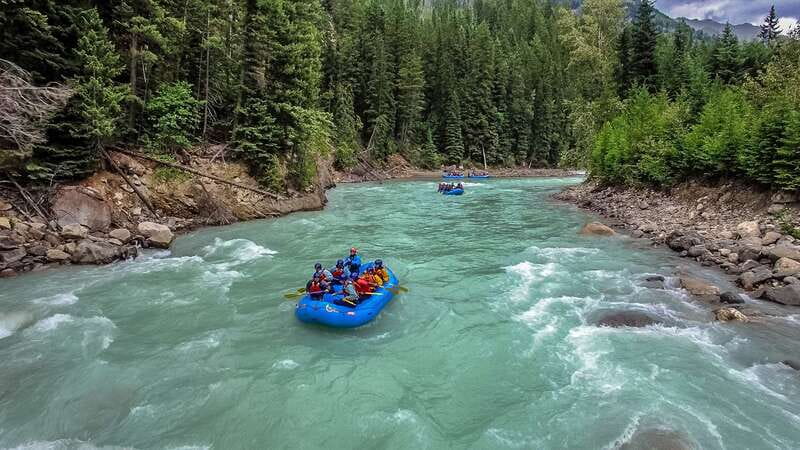 Kicking Horse River: Whitewater Rafting Experience - From River Base to your first paddle commands