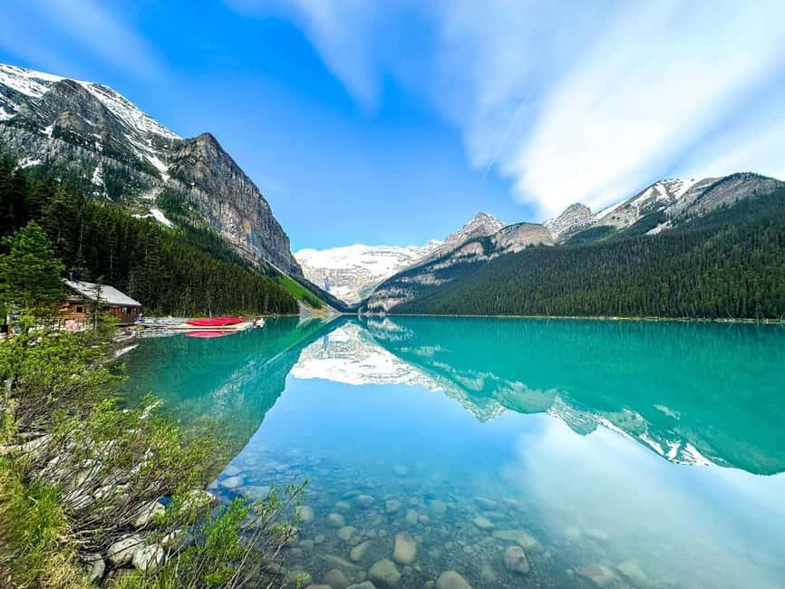 Louise Louise, Banff Gondola, Minnewanka & Emerald Lakes - Lake Minnewanka and Two Jack Lake