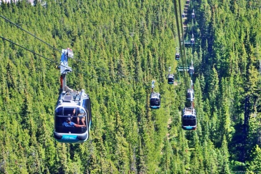 Louise Louise, Banff Gondola, Minnewanka & Emerald Lakes - Riding from Calgary, Canmore or Banff