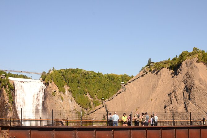 Magnificent Montmorency Falls E-Bike Tour - A pause at Domaine de Maizerets