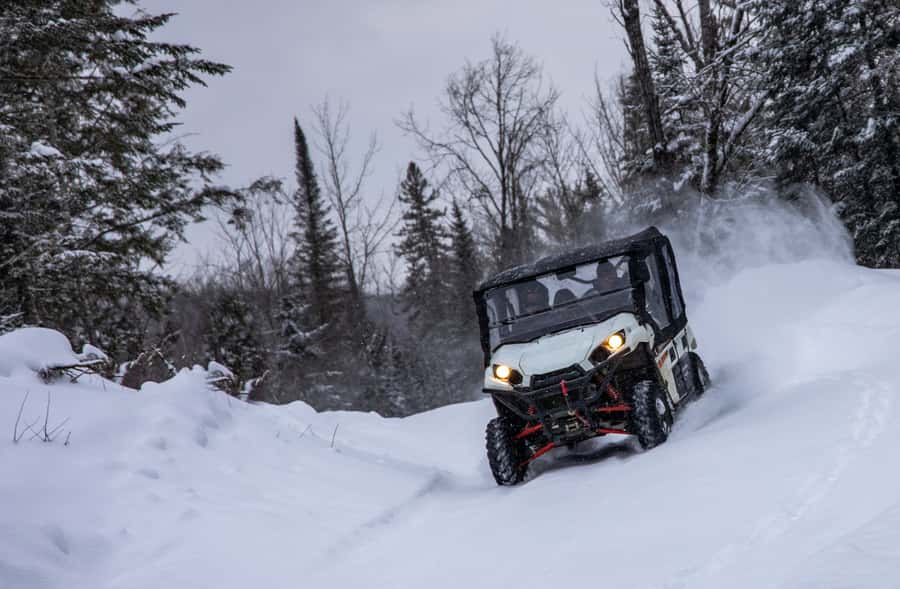 Mont Tremblant: Side-by-Side ATV Guided Off-Road Tour - Starting at the old train station in Labelle