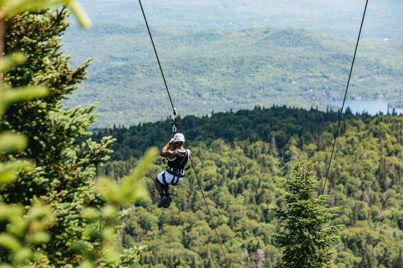 Mont Tremblant: Summit Zip-Lining Tour with 5 Zip Lines - The views are the real setting