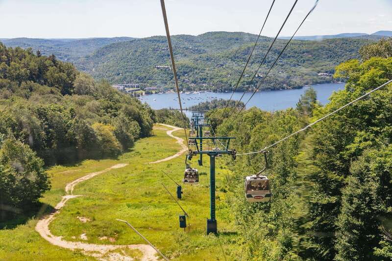 Mont Tremblant: Summit Zip-Lining Tour with 5 Zip Lines - A 10-minute gondola ride to the summit