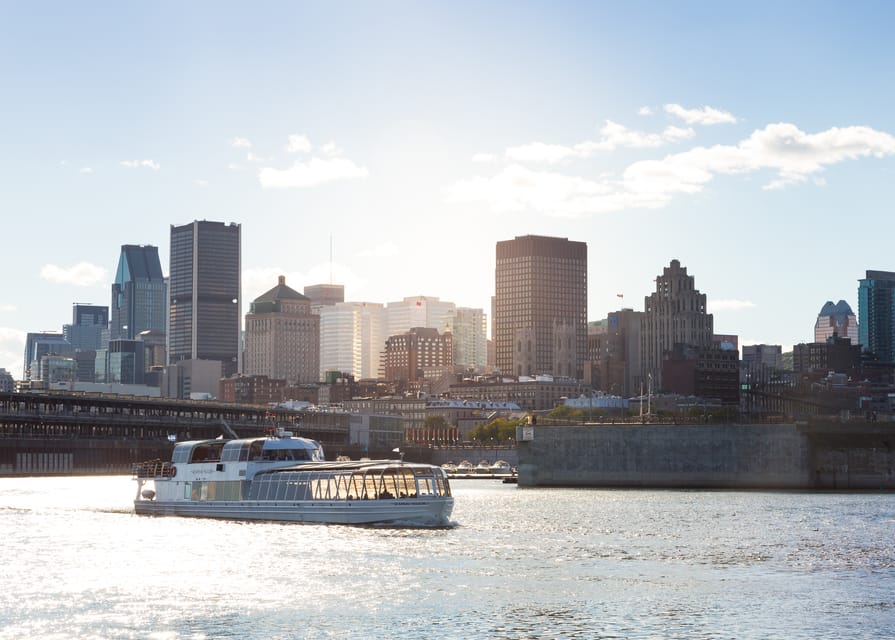 Montreal: Bateau-Mouche Cruise with A La Carte Dinner Option - What the $61 ticket really buys you