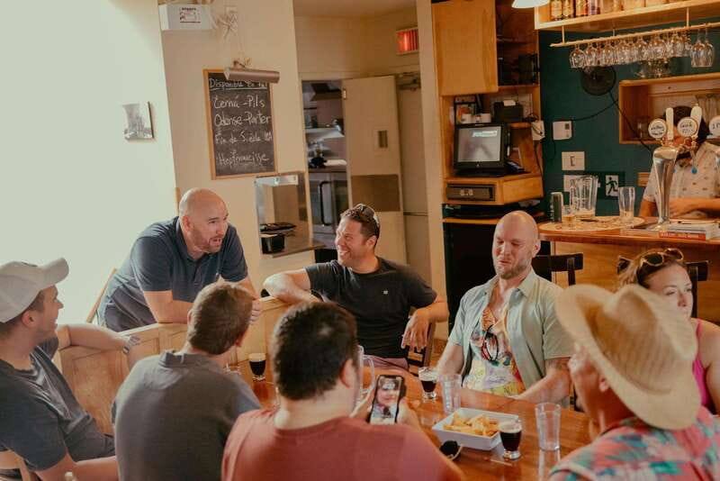 Montreal: Brewpub Experience Beer Tasting & Walking Tour - Quartier des Spectacles between the pubs