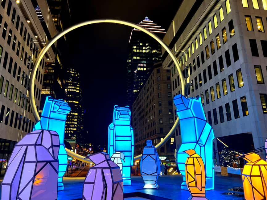Montreal: Christmas Lights Private Walking Tour - Languages, timing, and winter comfort