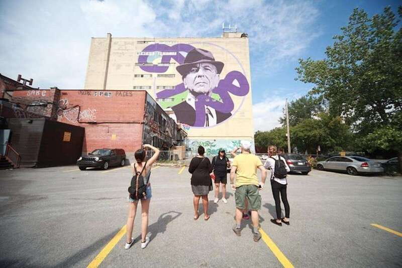 Montreal: Essential Neighborhoods Walking Tour + Basilica - MURAL Festival works along Saint-Laurent Boulevard