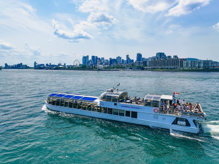Montreal: Le Bateau-Mouche St. Lawrence Sightseeing Cruise - Jacques Cartier Bridge and the power of the river