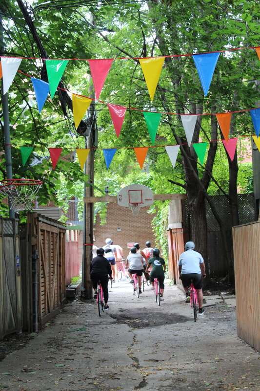 Montreal: Non Touristy Pink Bike Tour - Guides who keep the group moving