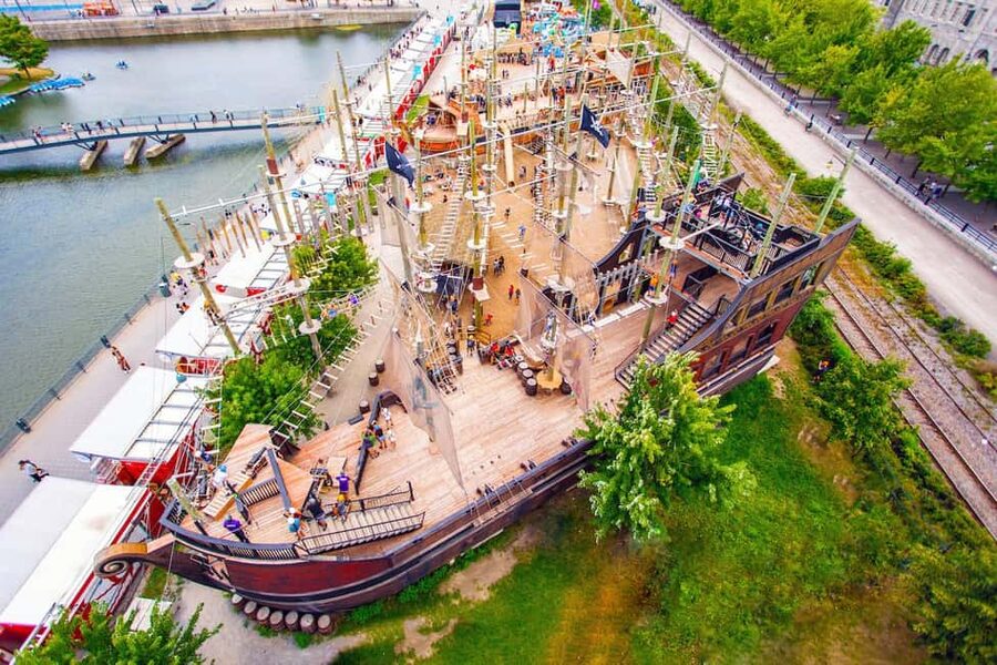 Montreal: Voiles En Voiles Aerial Park Admission Ticket - Key points at a glance