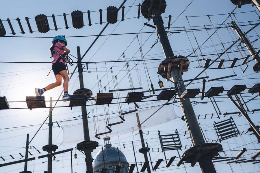 Montreal: Voiles En Voiles Aerial Park Admission Ticket - Starting in Montreal’s Old Port