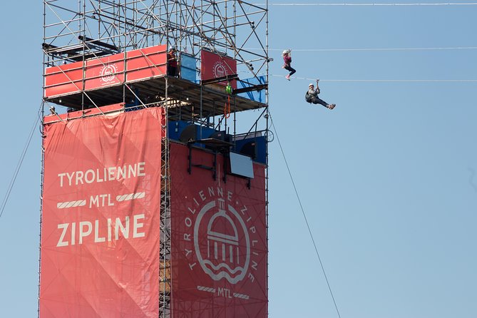 Montreal Zipline Adventure - Climbing the 85-foot Clock Tower