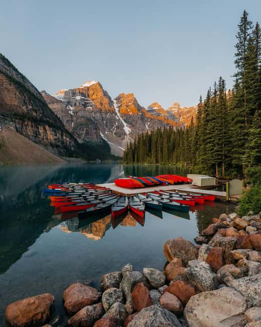 Moraine Lake Sunrise: Premium Tour from Canmore & Banff - The 1.5-hour ride to Moraine Lake