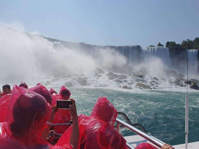 Niagara Falls Boat Cruise with Historical Walking Tour - Table Rock and the Canadian edge of the falls