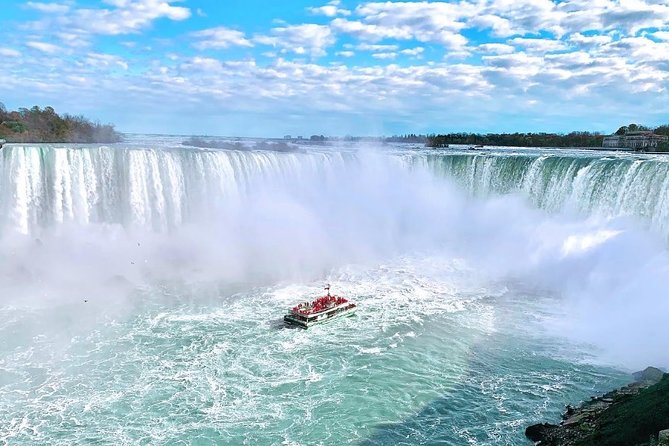 Niagara Falls Canada 3-Hour Tour w/Boat & Behind the Falls - The Whirlpool shows the river’s rougher side