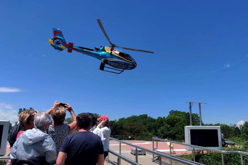 Niagara Falls, Canada: Scenic Helicopter Flight - The American Falls and Bridal Veil Falls from above